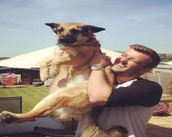 He has some unconditional love towards animals and loves to spend his leisure time around his pet.